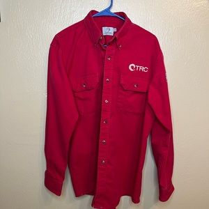 Flame resistant button down.